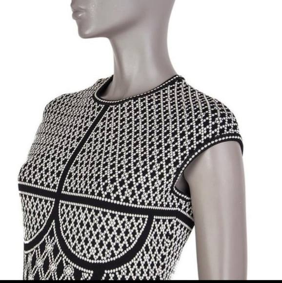 Alexander McQueen Jaquard Intarsia Dress - Picture 10 of 13